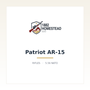 Homestead Patriot AR-15 Rifle — 5.56 NATO