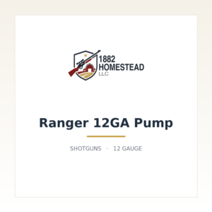 Ranger 12 Gauge Pump Shotgun